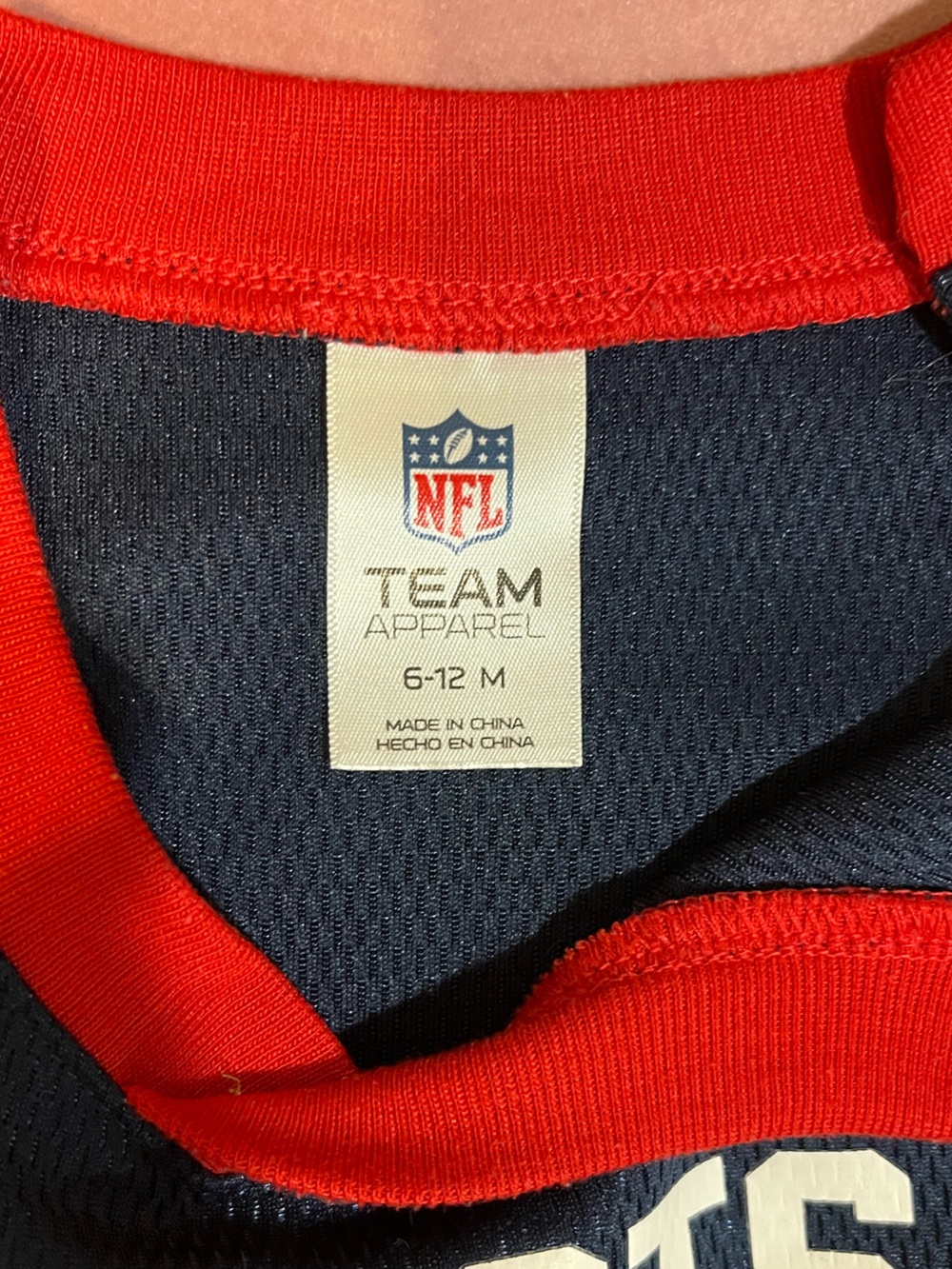 VGUC 🌟🏈 New England Patriots Baby Jersey Onesie 6-12m - Picture 3 of 3